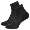 Odlo Active Quarter Socks 2-Pack - Black -Odlo odlo active quarter black doppel 1431338
