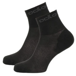 Odlo Active Quarter Socks 2-Pack - Black