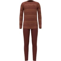 Odlo Active Warm Base Layer Set Kids - Spiced Apple - Live Wire