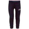 Odlo Active Warm Originals Stripes Base Layer Bottoms - Dark Sapphire - Sundried Tomato -Odlo odlo active warm originals eco kids stripes bottoms dark sapphire sundried tomato 1 1499977