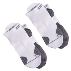 Odlo Ceramicool Ankle-Length Running Socks - 2-pack - White -Odlo odlo ceramicool ankle length running socks 2pack white 1214102