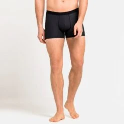 Odlo Active F-Dry Light Boxer Men - Black 4 Odlo Active F-Dry Light Boxer Men - Black -Odlo odlo mens active f dry light eco boxer black 1 1328817