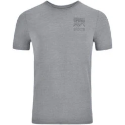 Odlo Ascent 365 Linear T-Shirt Men - Grey Melange