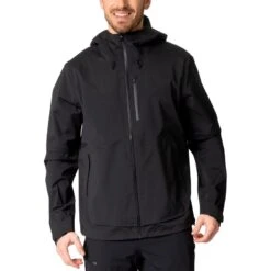 Odlo Ascent 3L Waterproof Hardshell Jacket Men - Black -Odlo odlo mens ascent 3l waterproof hardshell jacket black 1408932