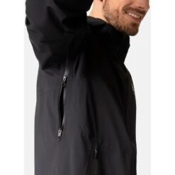 Odlo Ascent 3L Waterproof Hardshell Jacket Men - Black -Odlo odlo mens ascent 3l waterproof hardshell jacket black 3 1407394