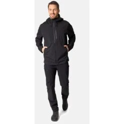 Odlo Ascent 3L Waterproof Hardshell Jacket Men - Black -Odlo odlo mens ascent 3l waterproof hardshell jacket black 5 1407396