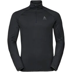 Odlo Carve Light 1/2 Zip Mid Layer Pullover Men - Black