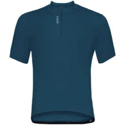 Odlo Essentials Half Zip Jersey Men - Blue Wing Teal