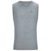 Odlo Natural Performance Wool 130 Base Layer Tank Top Men - Grey Melange -Odlo odlo mens natural performance wool 130 tank top grey 1503661