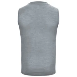 Odlo Natural Performance Wool 130 Base Layer Tank Top Men - Grey Melange 3 Odlo Natural Performance Wool 130 Base Layer Tank Top Men - Grey Melange -Odlo odlo mens natural performance wool 130 tank top grey back 1503662