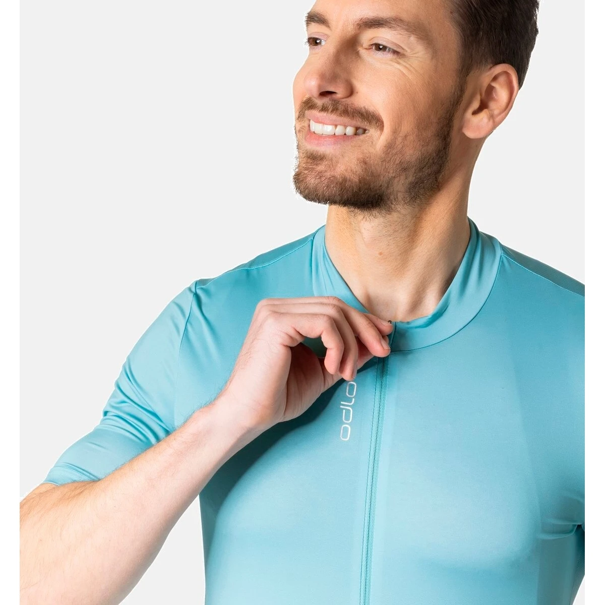Odlo Zeroweight Chill-Tec Cycling Jersey Men - porcelain Odlo Zeroweight Chill-Tec Cycling Jersey Men - Porcelain -Odlo odlo mens zeroweight chill tec cycling jersey porcelain 5 1409632