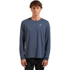 Odlo Zeroweight Chill-Tec Long Sleeve T-Shirt Men - India Ink
