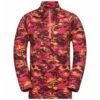 Odlo Sesvenna Graphic Kids Half-Zip Mid Layer - Deep Claret 2 Odlo Sesvenna Graphic Kids Half-Zip Mid Layer - Deep Claret -Odlo odlo sesvenna graphic kinder half zip midlayer deep claret 1134023