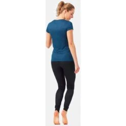 Odlo Active F-Dry Light Base Layer T-Shirt Women - Blue Wing Teal 8 Odlo Active F-Dry Light Base Layer T-Shirt Women - Blue Wing Teal -Odlo odlo womens active f dry light eco base layer t shirt blue wing teal 5 1327694