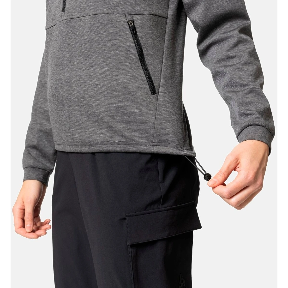 Odlo Ascent 365 Half Zip Mid Layer Pullover Women - black melange Odlo Ascent 365 Half Zip Mid Layer Pullover Women - Black Melange -Odlo odlo womens ascent 365 mid layer half zip black melange 3 1406451