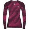 Odlo Women's Blackcomb Eco Long Sleeve Baselayer - Festival Fuchsia - Space Dye -Odlo odlo womens blackcomb eco long sleeve baselayer festival fuchsia space dye 1 1289225
