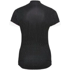 Front Page -Odlo odlo womens essential print jersey black paradise pink 2 1132269 1430011