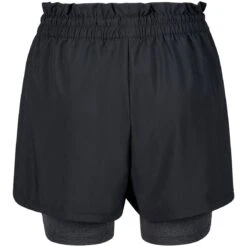 Odlo Active 365 2-in-1 5 Inch Shorts Women - Black -Odlo odlo womens essentials seamless running t shirt india ink melange 2 1523184