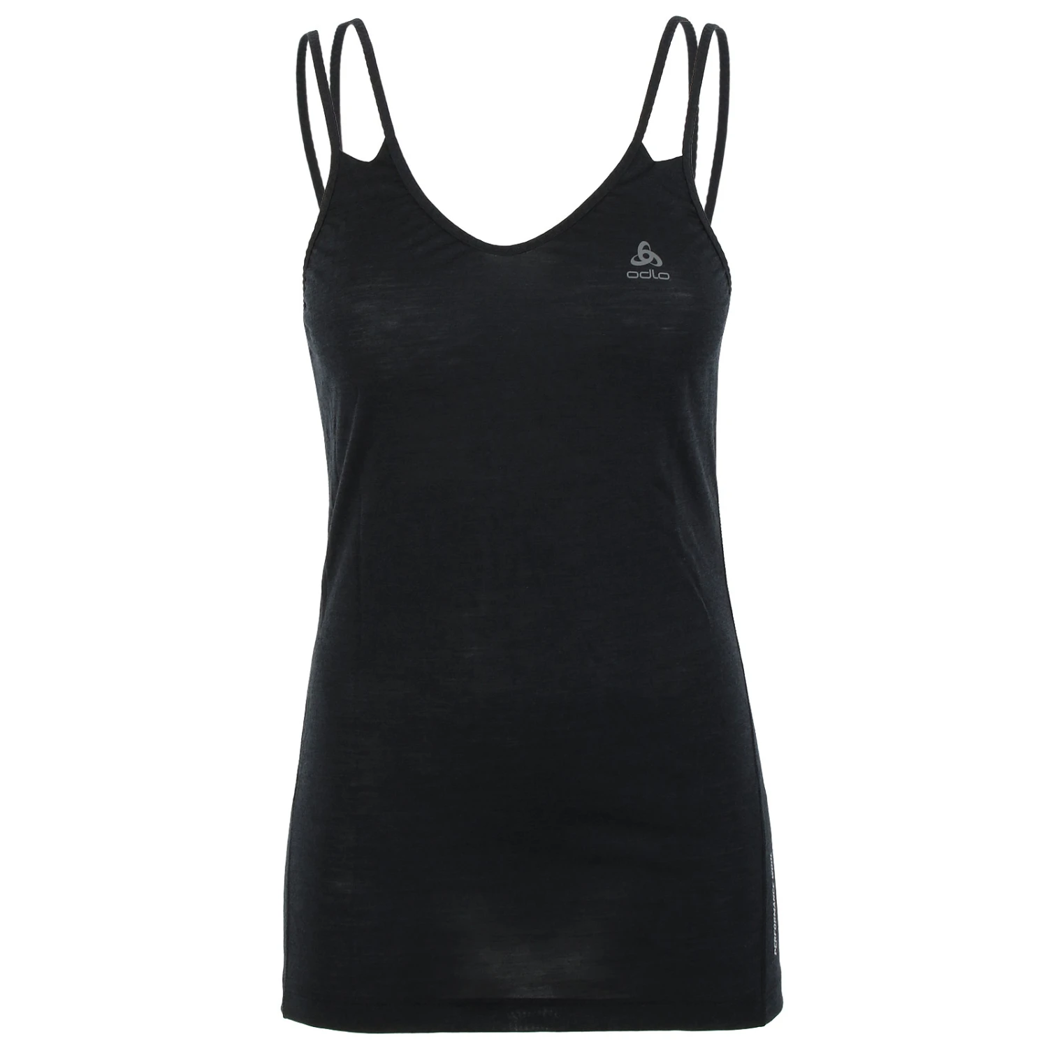 Odlo Natural Performance Wool 130 V-Neck Base Layer Singlet Women - Black