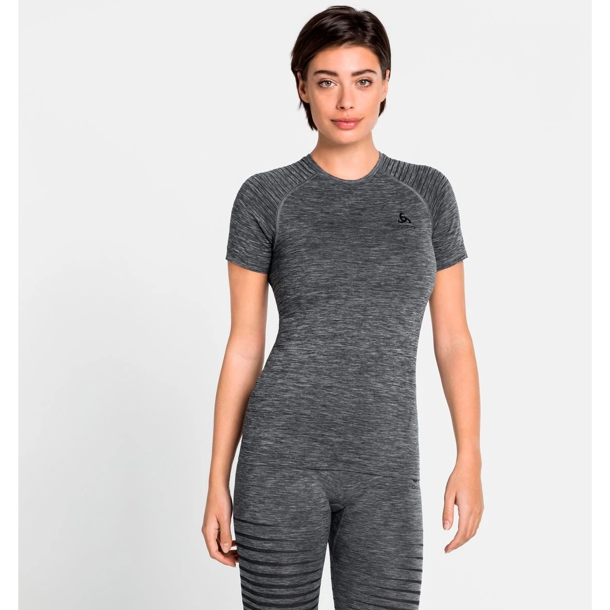 Odlo Women's Performance Light Base Layer T-Shirt - grey melange Odlo Women's Performance Light Base Layer T-Shirt - Grey Melange -Odlo odlo womens performance light base layer t shirt grey melange 1 1328104