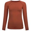 Odlo Performance Light Long-Sleeve Base Layer Top Women - Spiced Apple -Odlo odlo womens performance light eco long sleeve t shirt apple 1552701