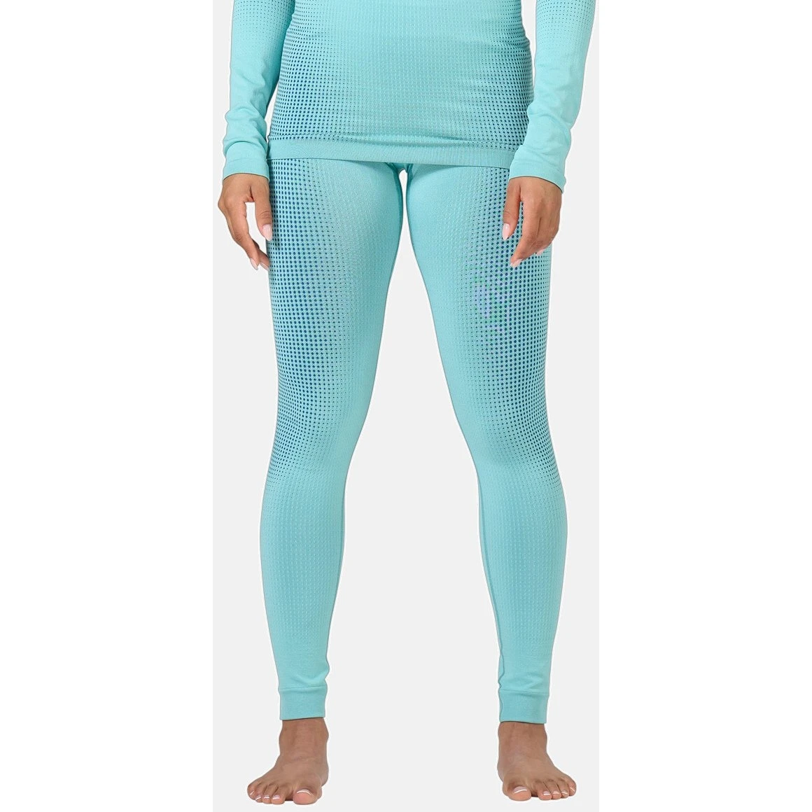 Odlo Performance Warm Base Layer Bottoms Women - blue wing teal - polynya Odlo Performance Warm Base Layer Bottoms Women - Blue Wing Teal - Polynya -Odlo odlo womens performance warm eco base layer pants blue wing teal polynya 1 1328184