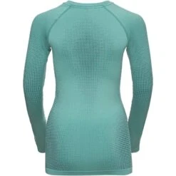 Odlo Performance Warm Long-Sleeve Base Layer Top Women - Blue Wing Teal - Polynya 3 Odlo Performance Warm Long-Sleeve Base Layer Top Women - Blue Wing Teal - Polynya -Odlo odlo womens performance warm eco long sleeve baselayer blue wing teal polynya 2 1276878