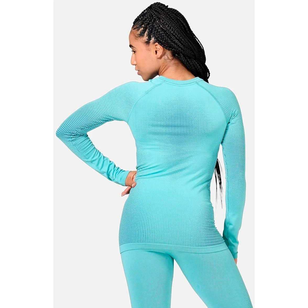 Odlo Performance Warm Long-Sleeve Base Layer Top Women - blue wing teal - polynya Odlo Performance Warm Long-Sleeve Base Layer Top Women - Blue Wing Teal - Polynya -Odlo odlo womens performance warm eco long sleeve baselayer blue wing teal polynya 2 1328147