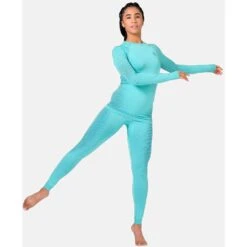 Odlo Performance Warm Long-Sleeve Base Layer Top Women - Blue Wing Teal - Polynya 7 Odlo Performance Warm Long-Sleeve Base Layer Top Women - Blue Wing Teal - Polynya -Odlo odlo womens performance warm eco long sleeve baselayer blue wing teal polynya 4 1328149