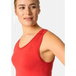 Odlo Performance X-Light V-Neck Base Layer Singlet Women - American Beauty -Odlo odlo womens performance x light eco v neck singlet american beauty 3 1406872