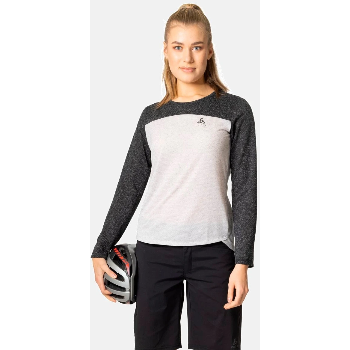 Odlo X-Alp Linencool Long Sleeve MTB Tee Women - grey melange - black melange Odlo X-Alp Linencool Long Sleeve MTB Tee Women - Grey Melange - Black Melange -Odlo odlo womens x alp linencool long sleeve mtb tee grey melange black melange 1 1407046