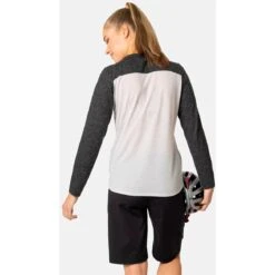 Odlo X-Alp Linencool Long Sleeve MTB Tee Women - Grey Melange - Black Melange 5 Odlo X-Alp Linencool Long Sleeve MTB Tee Women - Grey Melange - Black Melange -Odlo odlo womens x alp linencool long sleeve mtb tee grey melange black melange 2 1407047