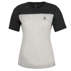 Odlo X-Alp Linencool MTB Tee Women - Grey Melange - Black Melange