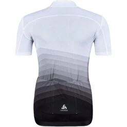 Front Page -Odlo odlo womens zeroweight chill tec aero print jersey white black 2 1448989