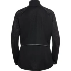 Odlo Women's Zeroweight Pro Warm Reflective Running Jacket 323111 - Black -Odlo odlo womens zeroweight pro warm reflective running jacket black 2 1289204